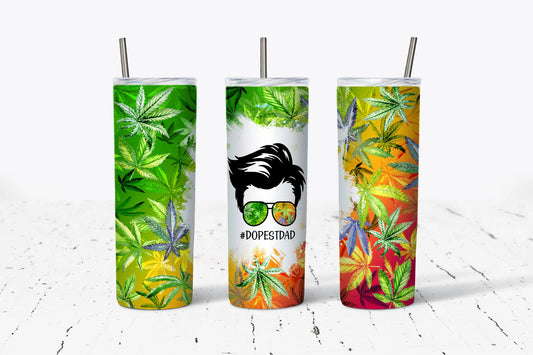 Dopest Dad Sublimation Tumbler