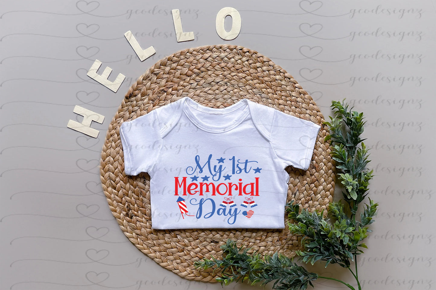 1st Memorial Day Bodysuit