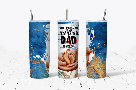 Amazing Dad Sublimation Tumbler