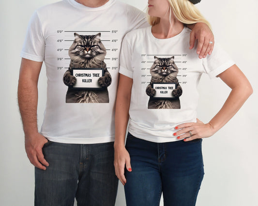 Christmas Cat Tshirt