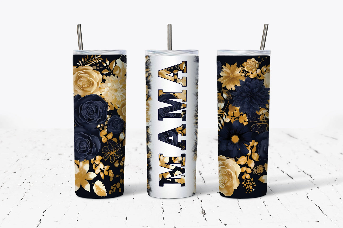 Mama Flower Sublimation Tumbler