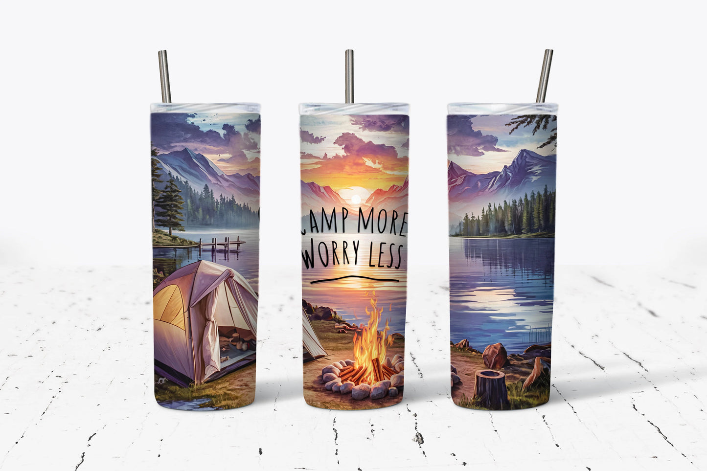 Camping Sublimation Tumbler