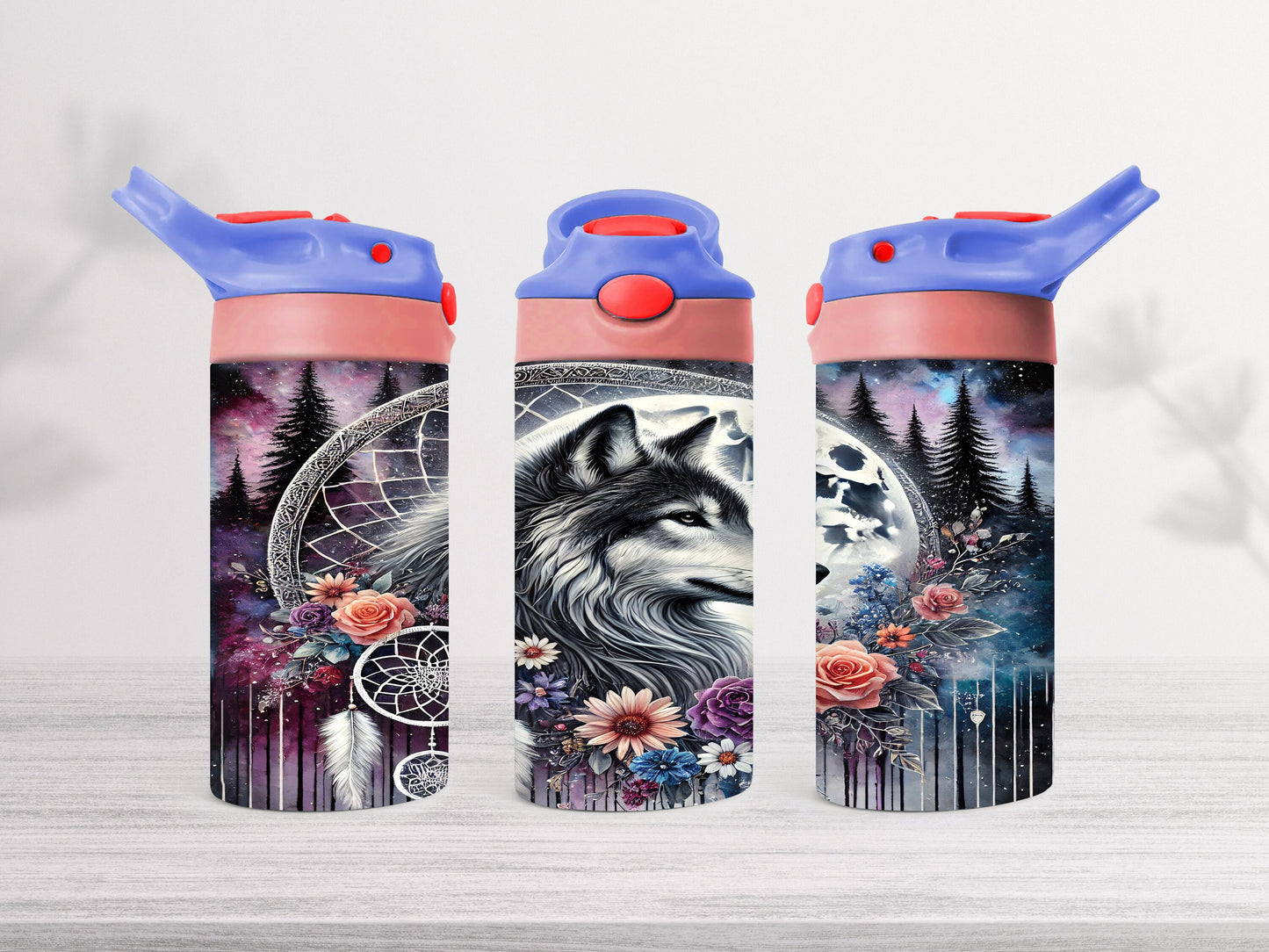 Wolf Kids Sublimation Tumbler