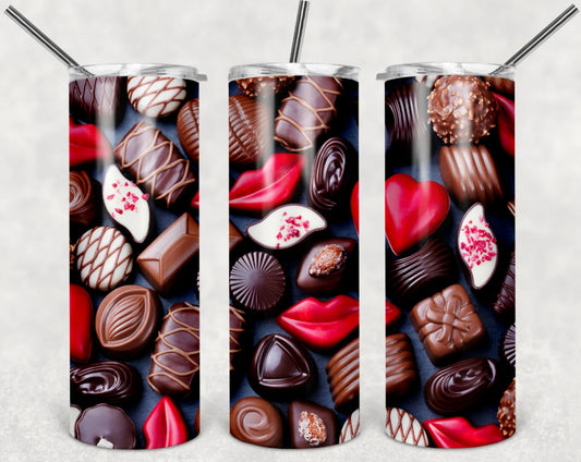 Chocolate Lover Sublimation Tumbler