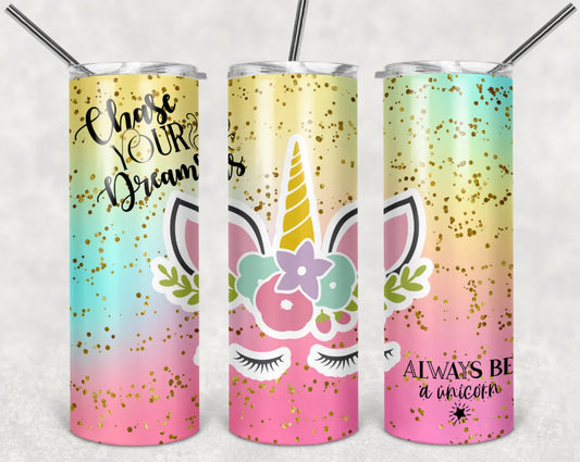 Chase Your Dreams Sublimation Tumbler