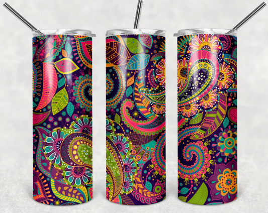 Paisley Sublimation Tumbler