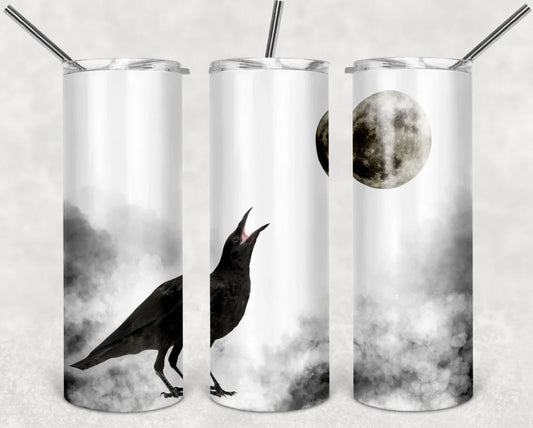 Black Crow Sublimation Tumbler