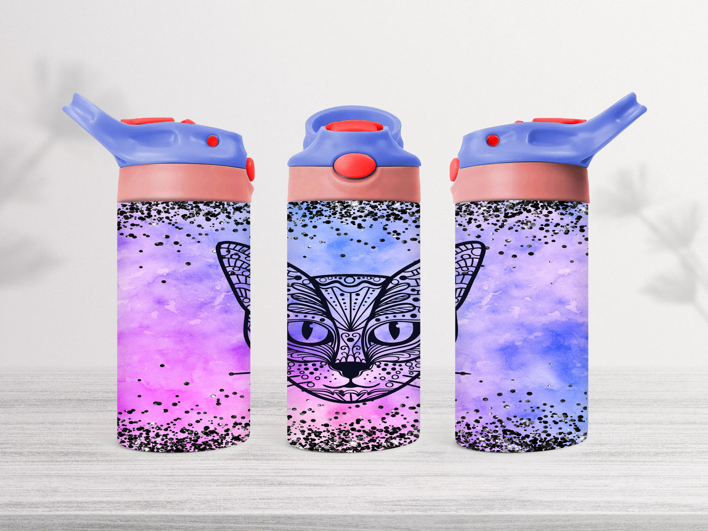 Cat Mandala Sublimation Tumbler