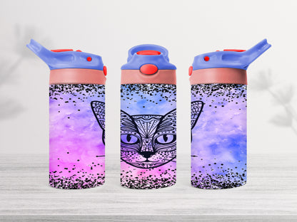 Cat Mandala Sublimation Tumbler