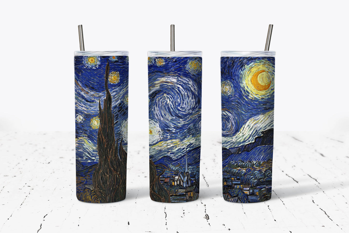 Starry Night Sublimation Tumbler