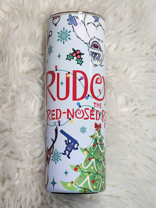 Reindeer Sublimation Tumbler