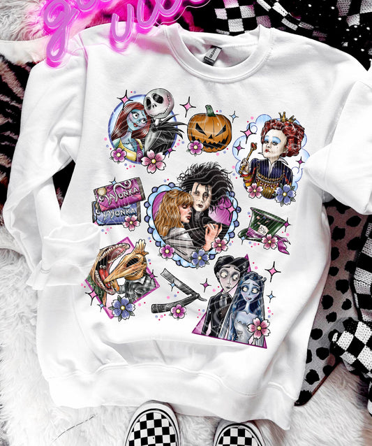 Cartoon Horror DTF Transfer