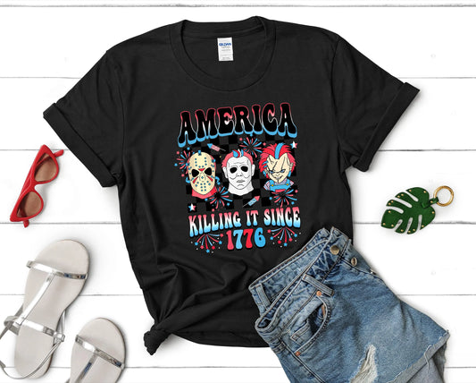 America Horror DTF Transfer