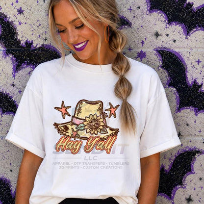 Hay, Fall, Halloween, Pumpkin, DTF Transfer