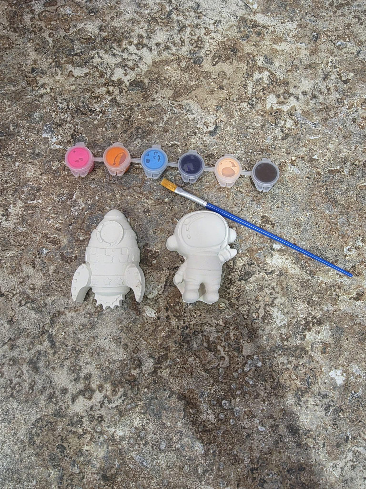 Space Themed Paintable Figurine Kits