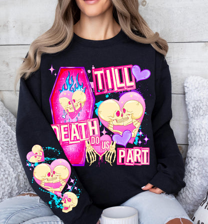 Til Death, Do Us Part, Skeleton, DTF Transfer