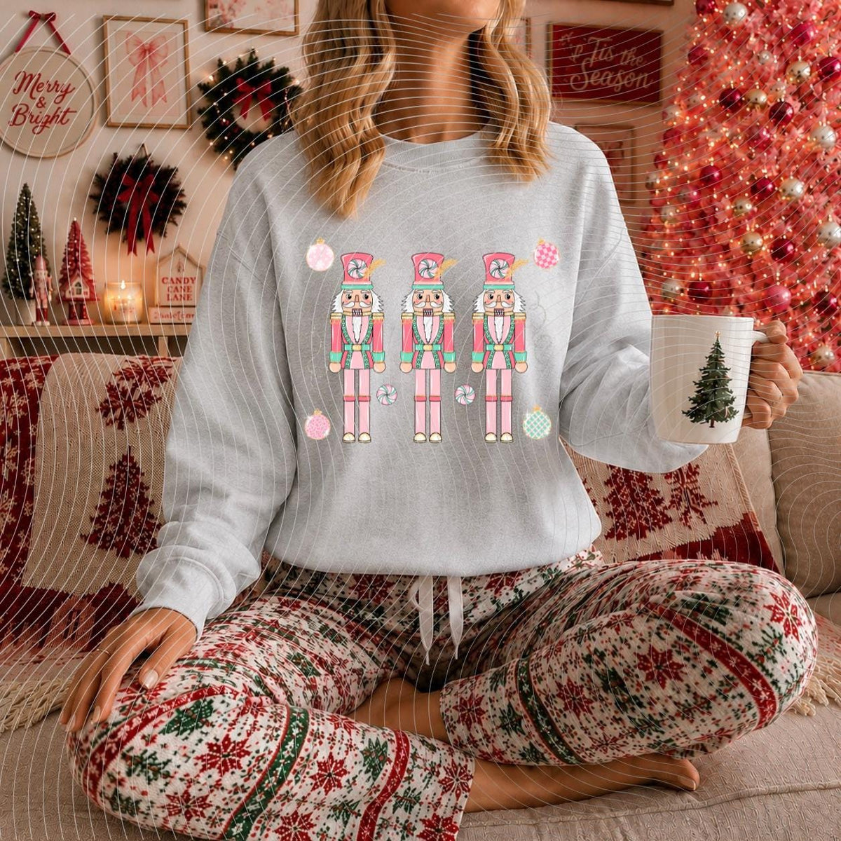 Nutcracker, Pastel, Christmas, DTF Transfer