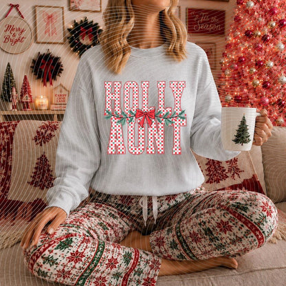 Holly, Aunt, Christmas, DTF Transfer