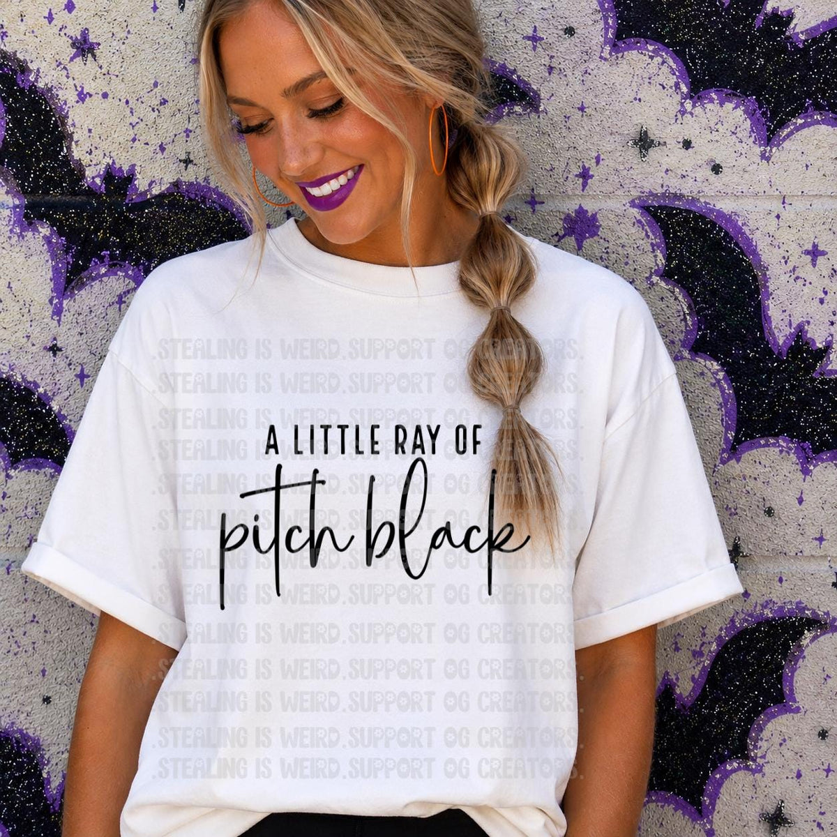 Little Ray, Pitch Black, Halloween, DTF Transfer