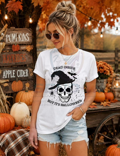 Dead Inside, Witch, Halloween,  DTF Transfer