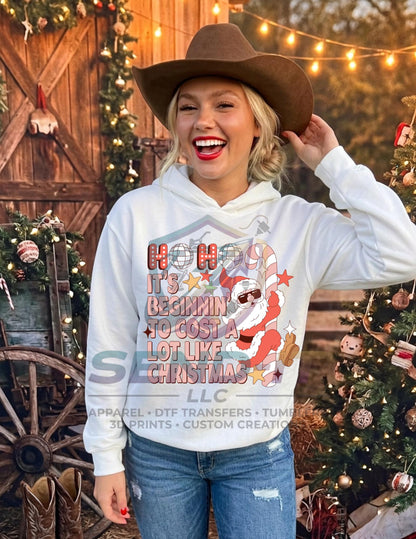 Looking A lot Like, Christmas,  DTF Transfer