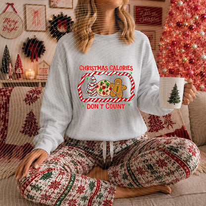 Christmas, Calories, DTF Transfer