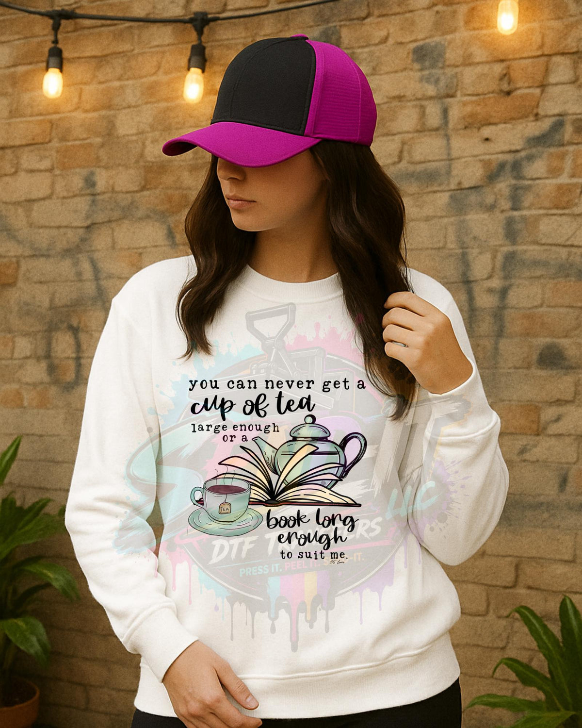 Cup Of Tea, DTF Transfer
