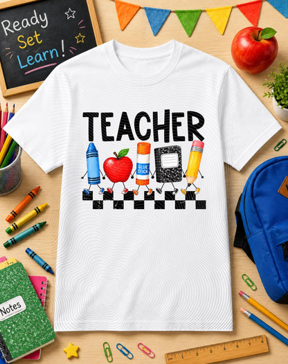 Teacher, Back To School, DTF Transfer