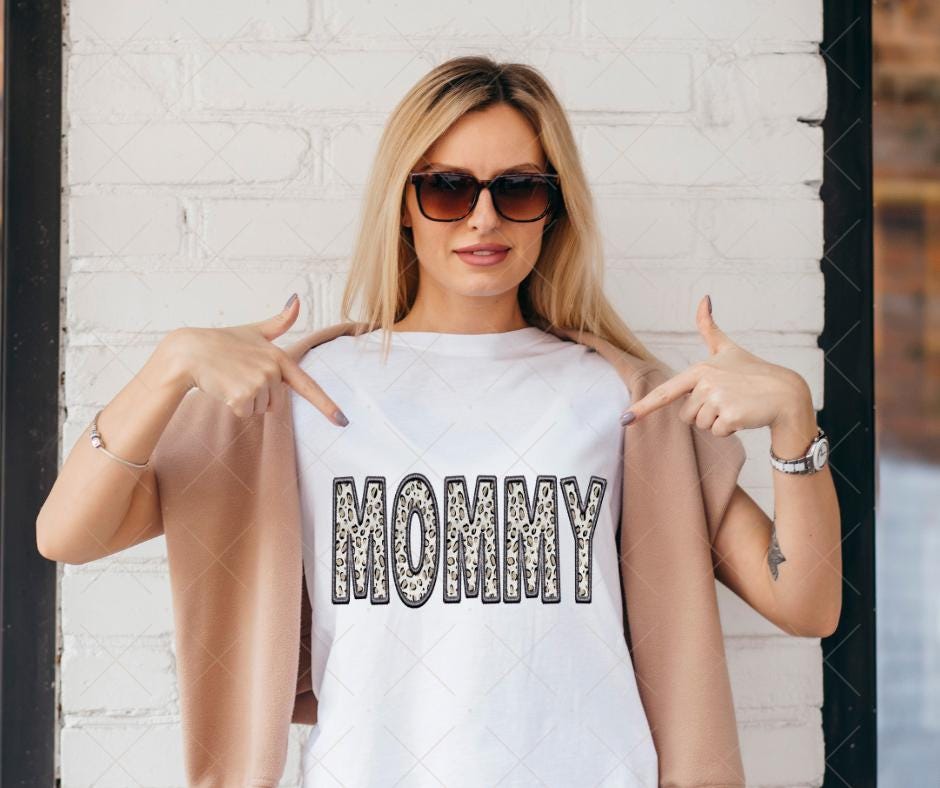 Mommy, Leopard, DTF Transfer