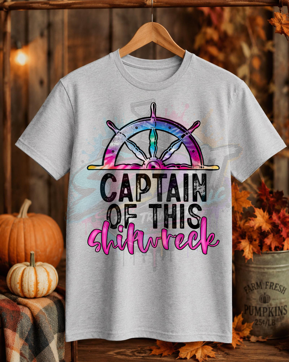 Captain Of This Shipwreck, DTF Transfer