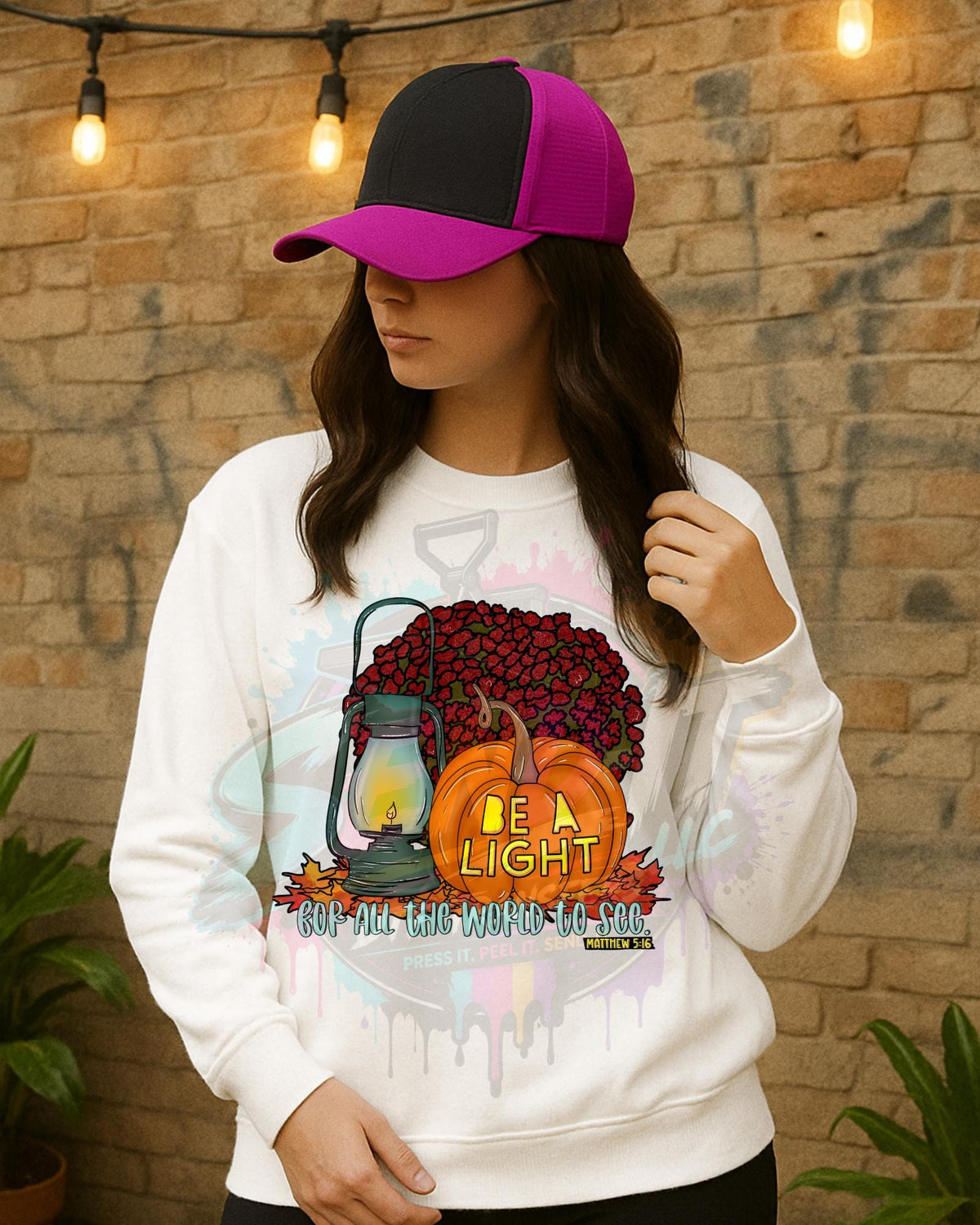 Be A Light, Halloween, DTF Transfer