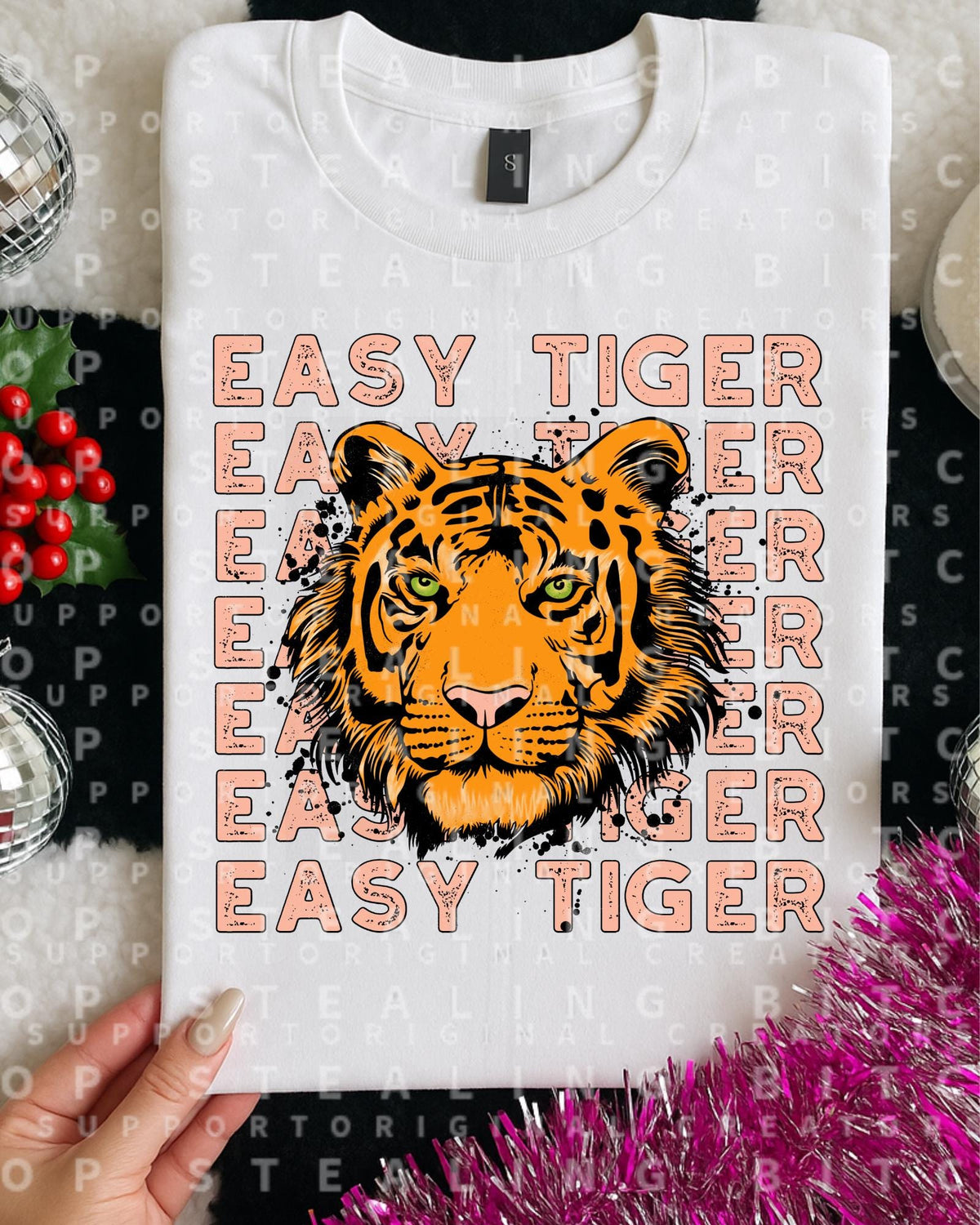 Easy Tiger, DTF Transfer