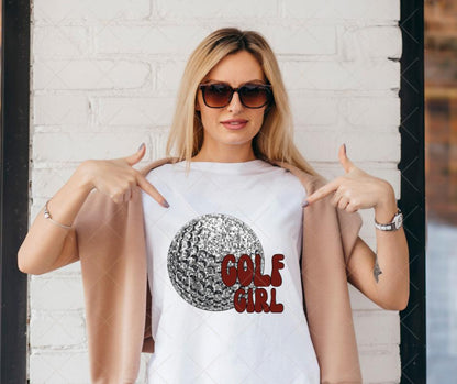 Golf Girl, DTF Transfer