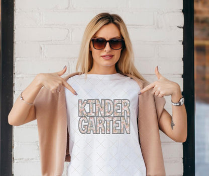 Kindergarten, DTF Transfer