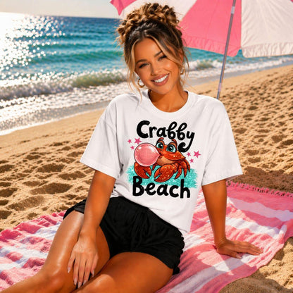 Crabby, Beach, DTF Transfer