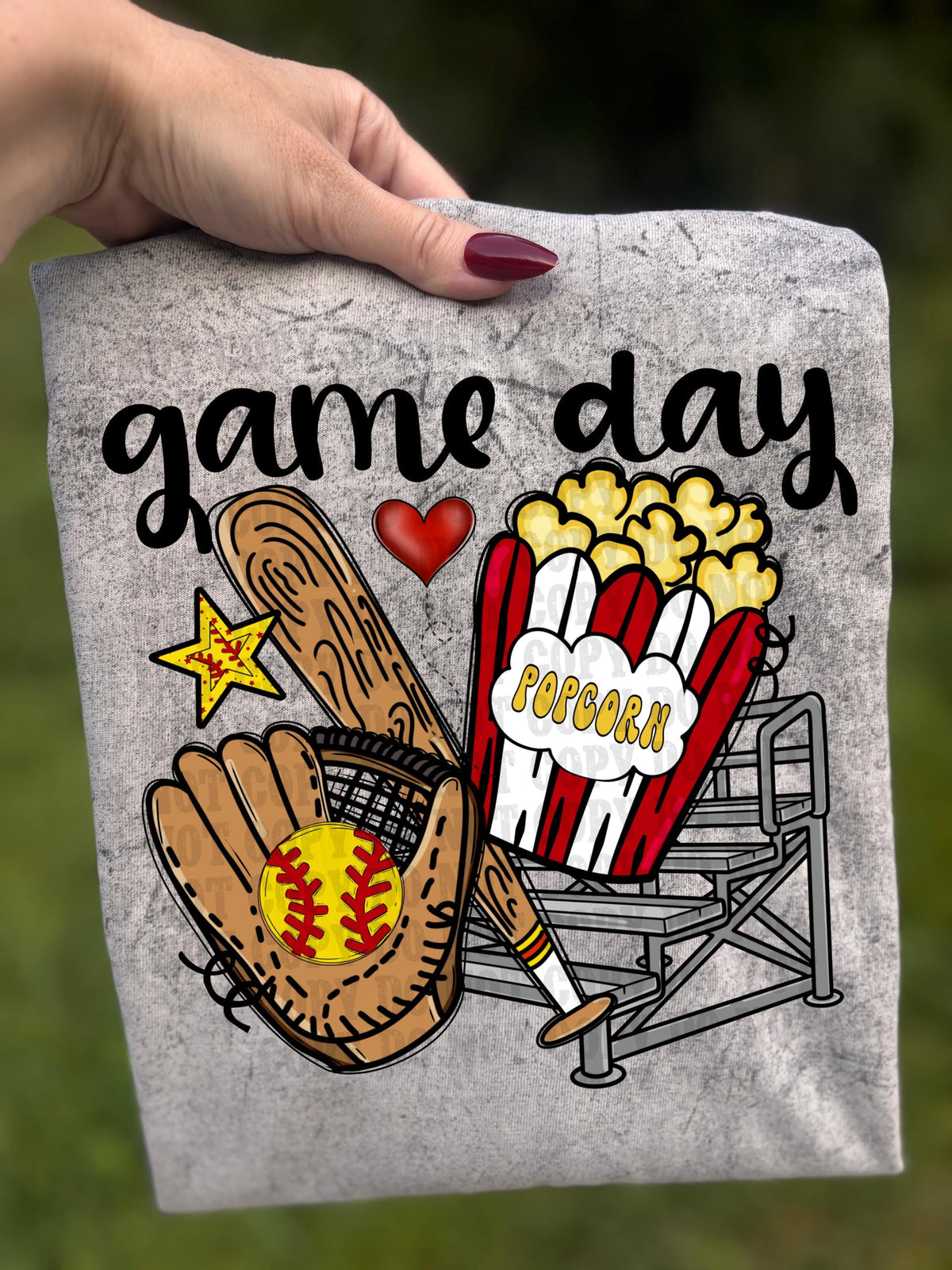 Game Day, Softball, DTF Transfer