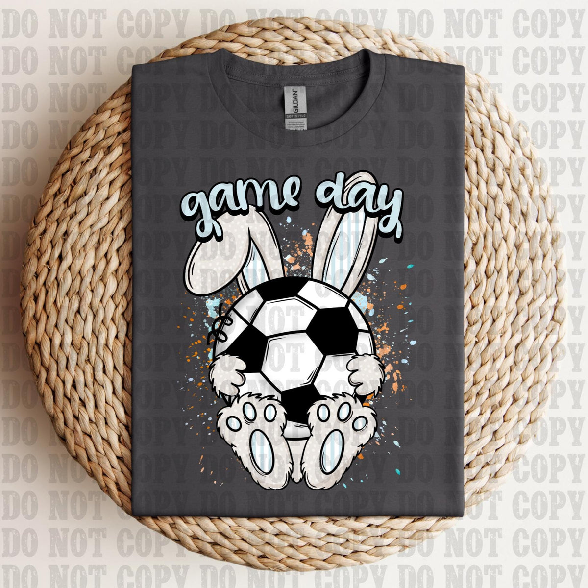 Game Day, Soccer, Bunny, DTF Transfer