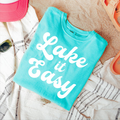 Lake It Easy, DTF Transfer