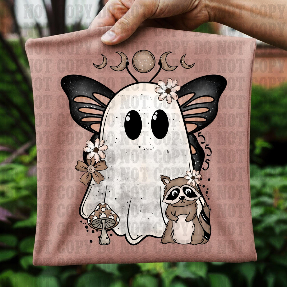 Butterfly,  Ghost, Halloween, DTF Transfer