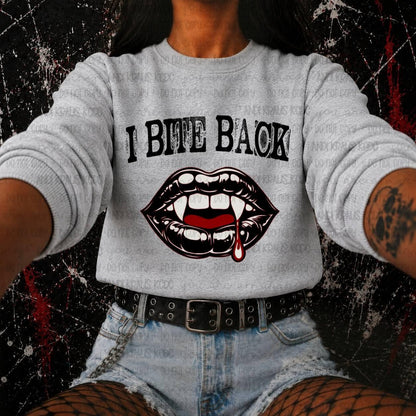 I Bite, Back, Halloween, DTF Transfer
