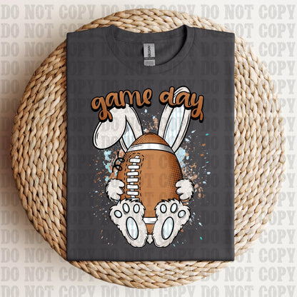 Game Day, Football, Bunny, DTF Transfer