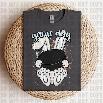 Game Day, Hockey, Bunny, DTF Transfer