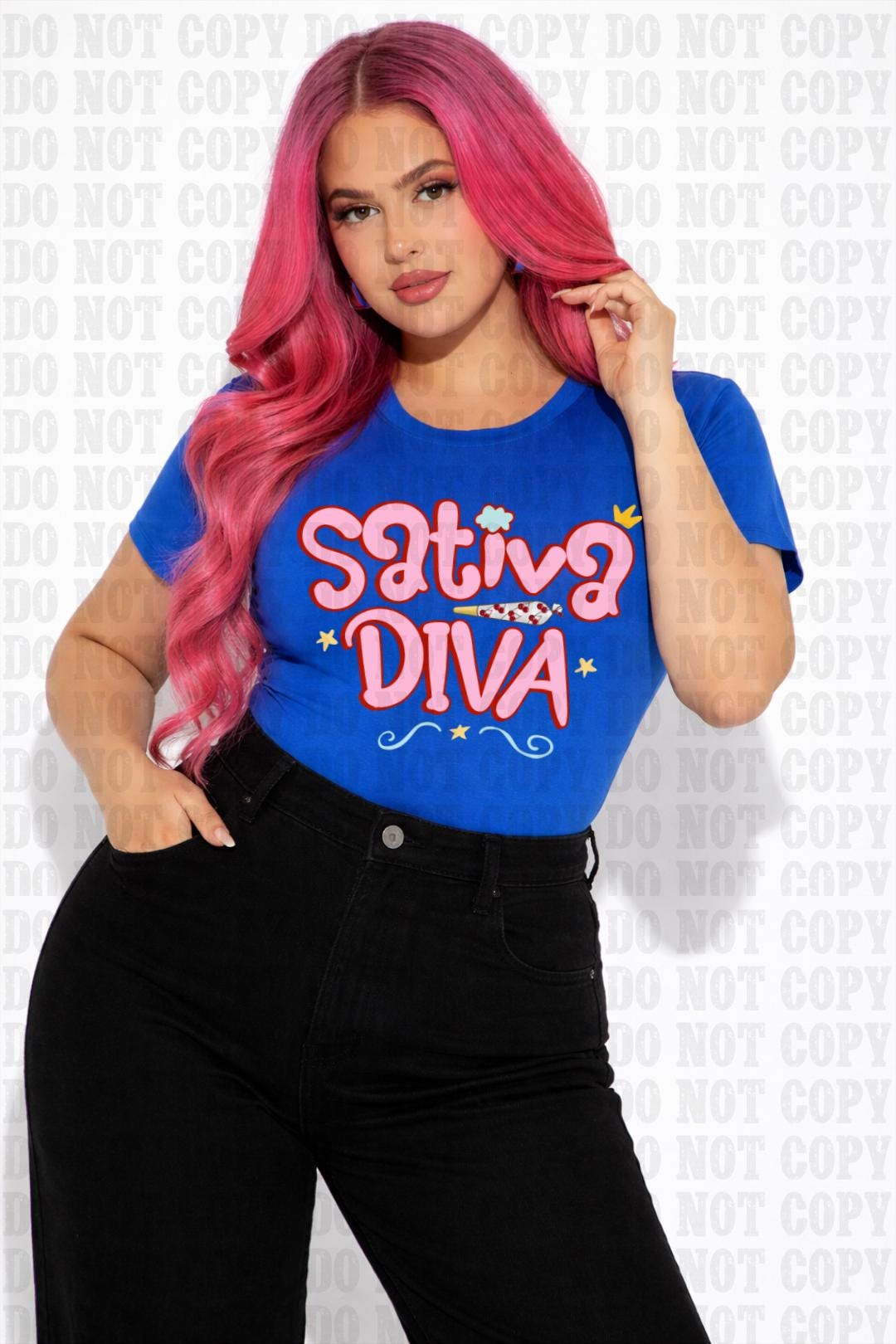 Sativa, Diva, DTF Transfer