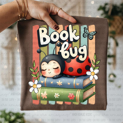 Book Bug, DTF Transfer