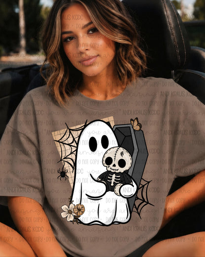 Ghost, Doll, Halloween, DTF Transfer