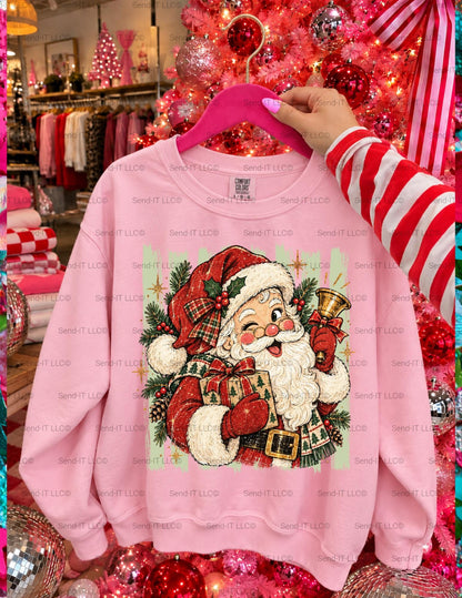 Vintage Santa, DTF Transfer