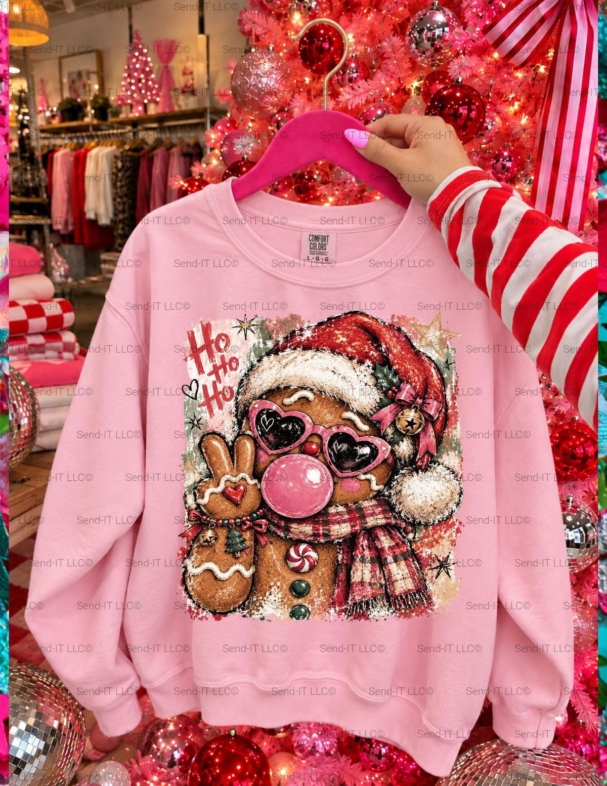 Christmas, Gingerbread,  DTF Transfer