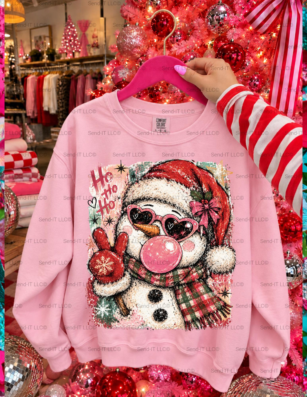 Christmas, Snowman,  DTF Transfer