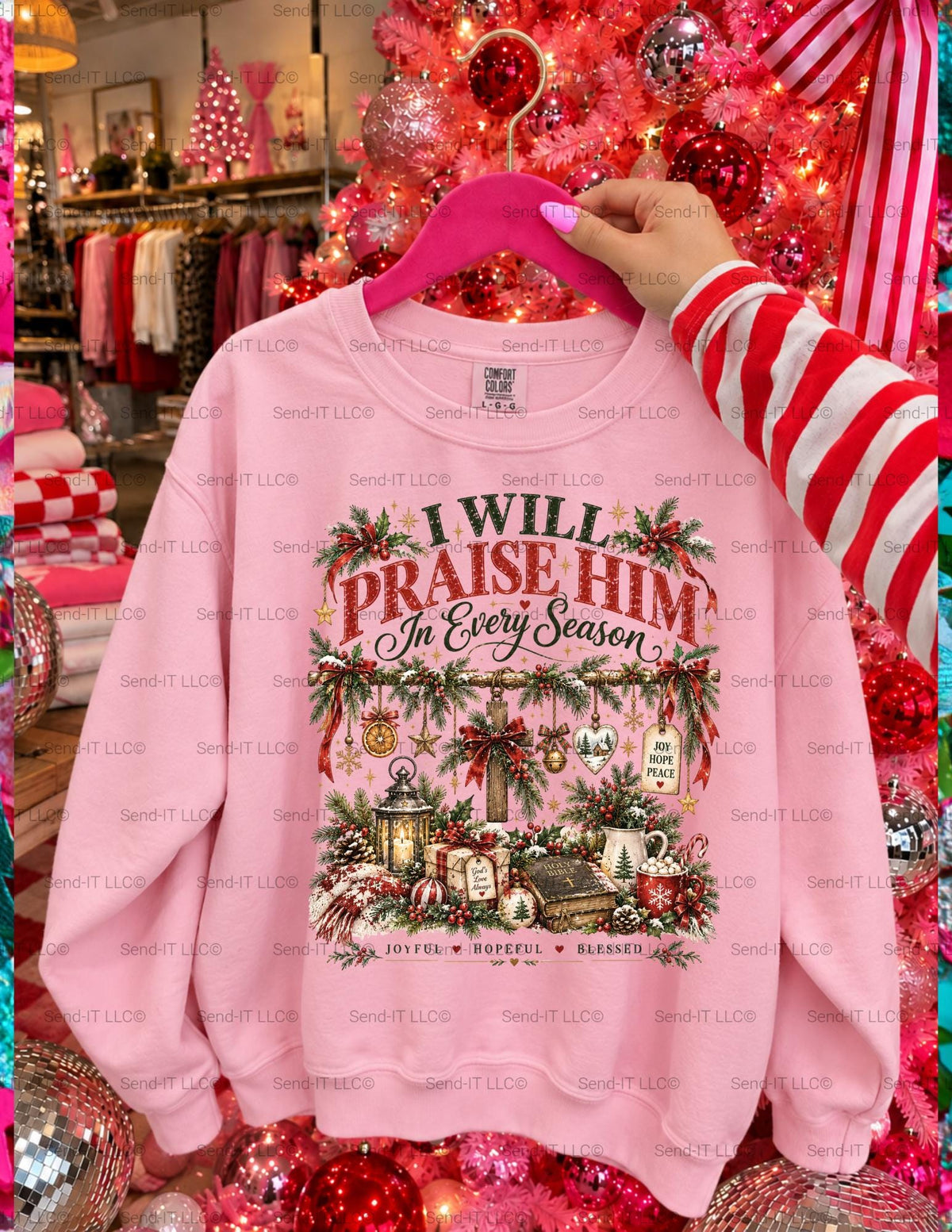 Praise Him, DTF Transfer