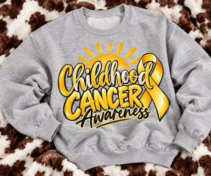 Childhood, Cancer, Awareness, DTF Transfer